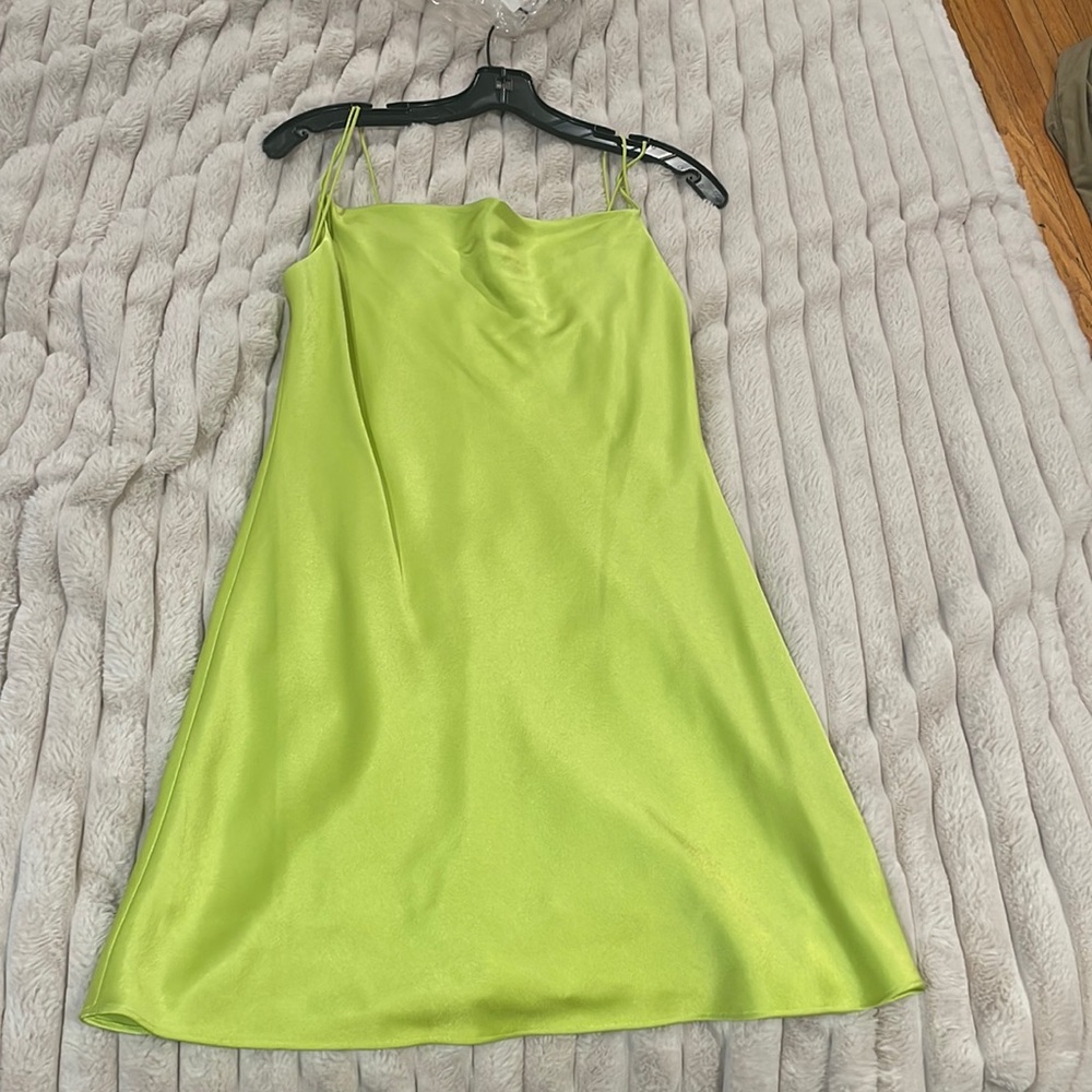 Alice and Olivia Harmony mini slip dress